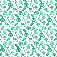 Vegetables Background Pattern vector