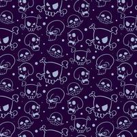 Skull Background Pattern vector