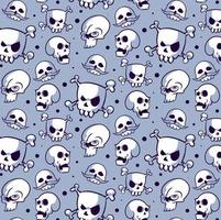 Skull Background Pattern vector
