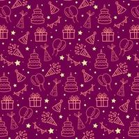 Birthday Background Pattern vector