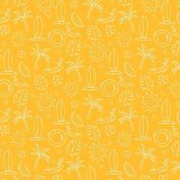 Summer Vibes Background Pattern vector