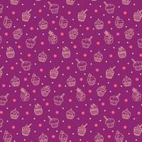 Cake Background Pattern vector