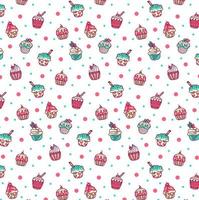 Cake Background Pattern vector