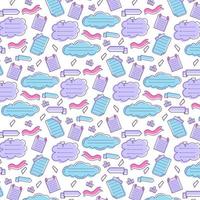 Bullet Journal Pattern Background vector