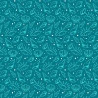 Sea Shells Pattern Background vector