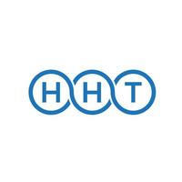 HHT creative initials letter logo concept. HHT letter design.HHT letter logo design on white background. HHT creative initials letter logo concept. HHT letter design. vector