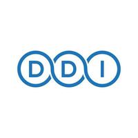 DDI letter logo design on black background.DDI creative initials letter logo concept.DDI vector letter design.