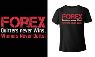 diseño de camiseta de forex, vector de forex,