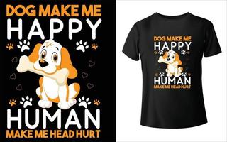 camiseta del día del cachorro, vector de perro, diseño de camiseta de perro,