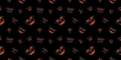 Halloween seamless pattern design vector