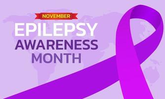 National Epilepsy Awareness Month. vector