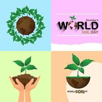 World Soil Day Design Vector Illustration for Poster Background and Banner Design