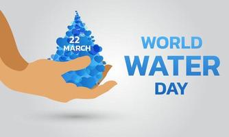 world water day vector