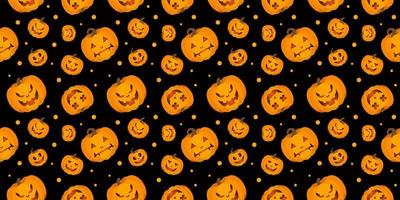 Halloween seamless pattern design vector