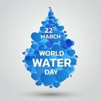 world water day vector