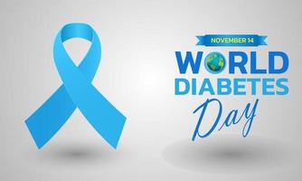 World Diabetes Day. vector