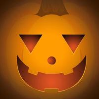 Set pumpkin on  background for the holiday Halloween. vector