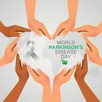 World Parkinson is Disease day. Holiday concept. vector