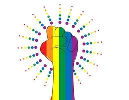 feliz concepto del día del orgullo para la comunidad lgbtq. vector