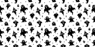 Halloween seamless pattern design vector