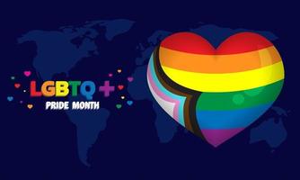 Happy Pride Day concept for LGBTQ community. vector