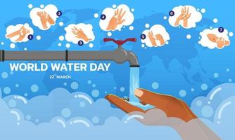 world water day vector