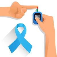 World Diabetes Day. vector