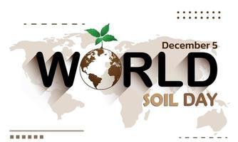 World Soil Day Design Vector Illustration for Poster Background and Banner Design