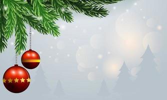 white Christmas background vector