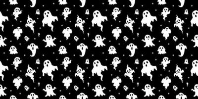 Halloween seamless pattern design vector