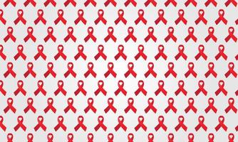 World AIDS Day Banner Background Illustration. vector