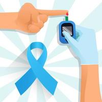 World Diabetes Day. vector