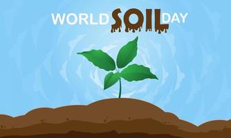 World Soil Day Design Vector Illustration for Poster Background and Banner Design