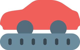 Ilustración de vector de coche transportador sobre un fondo. Símbolos de calidad premium. Iconos vectoriales para concepto y diseño gráfico.