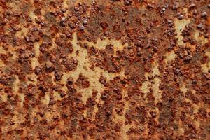 red rusty on metal sheet texture background, rusty pattern and oxidized metal photo