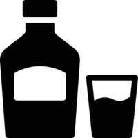 ilustración de vector de alcohol en un fondo. símbolos de calidad premium. iconos vectoriales para concepto y diseño gráfico.