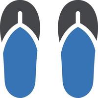 ilustración de vector de zapatilla en un fondo. símbolos de calidad premium. iconos vectoriales para concepto y diseño gráfico.