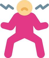 ferocious angry vector illustration on a background.Premium quality symbols. vector icons for concept and graphic design.