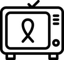 awareness television vector illustration on a background.Premium quality symbols.vector icons for concept and graphic design.