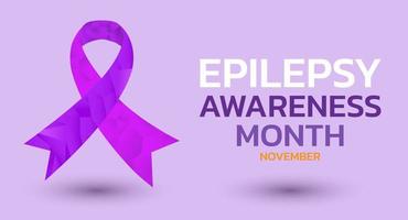National Epilepsy Awareness Month. vector