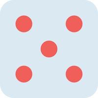 dice vector illustration on a background.Premium quality symbols. vector icons for concept and graphic design.