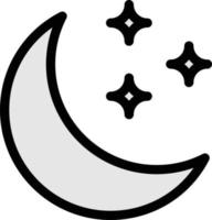 moon vector illustration on a background.Premium quality symbols. vector icons for concept and graphic design.