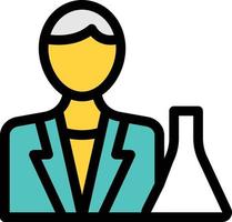 scientist vector illustration on a background.Premium quality symbols. vector icons for concept and graphic design.