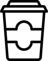 Ilustración de vector de vaso de papel sobre un fondo. Símbolos de calidad premium. Iconos vectoriales para concepto y diseño gráfico.