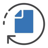 file reload vector illustration on a background.Premium quality symbols.vector icons for concept and graphic design.