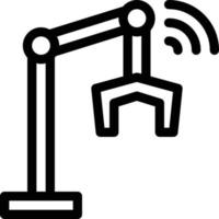 crane lifter wireless vector illustration on a background.Premium quality symbols.vector icons for concept and graphic design.