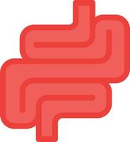 intestine vector illustration on a background.Premium quality symbols. vector icons for concept and graphic design.