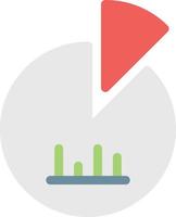 pie chart vector illustration on a background.Premium quality symbols. vector icons for concept and graphic design.