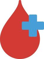 ilustración vectorial de donación de sangre en un fondo. símbolos de calidad premium. iconos vectoriales para concepto y diseño gráfico. vector