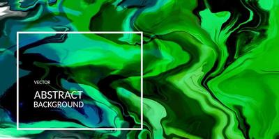 Abstract marble texture green color, Fluid design background abstract acrylic artwork texture vector